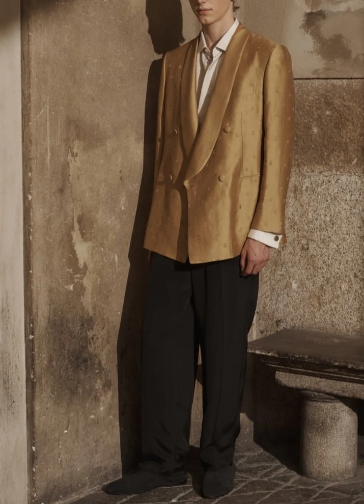 Brioni Double Breasted Tuxedo Vert