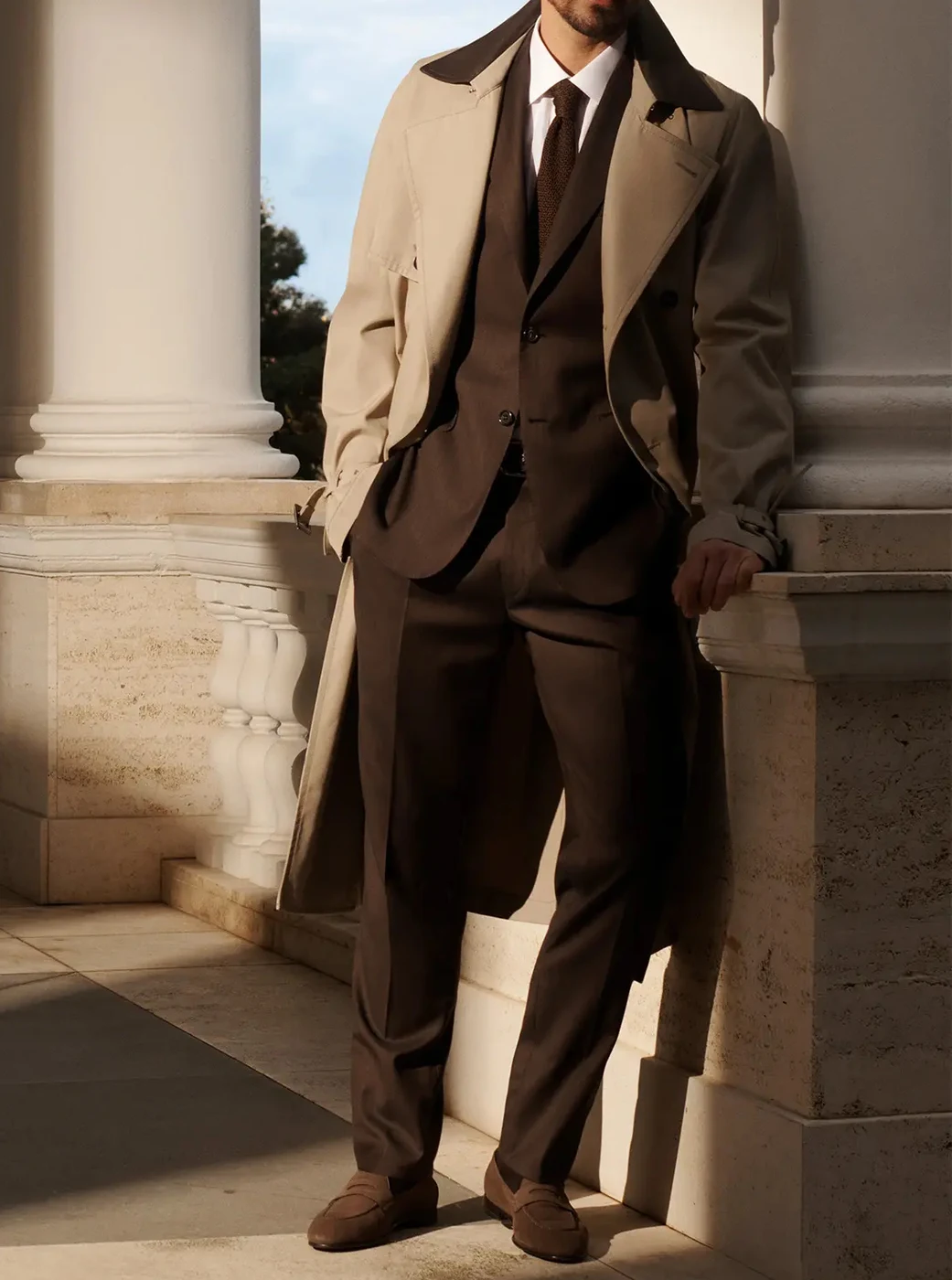 Brioni Mens Jacket Suit Cropped Vert