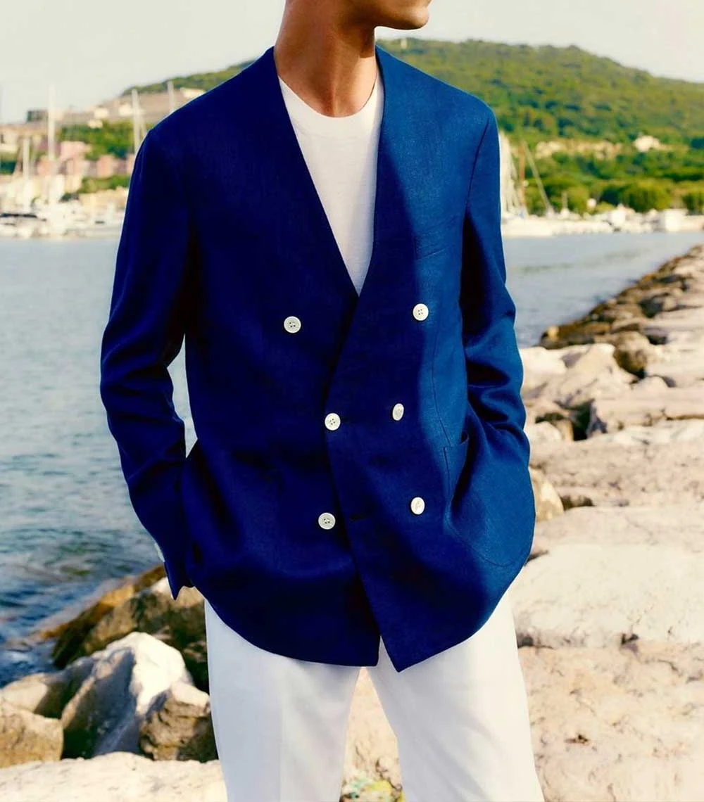 Brioni Sport Coat Double Breasted Vert