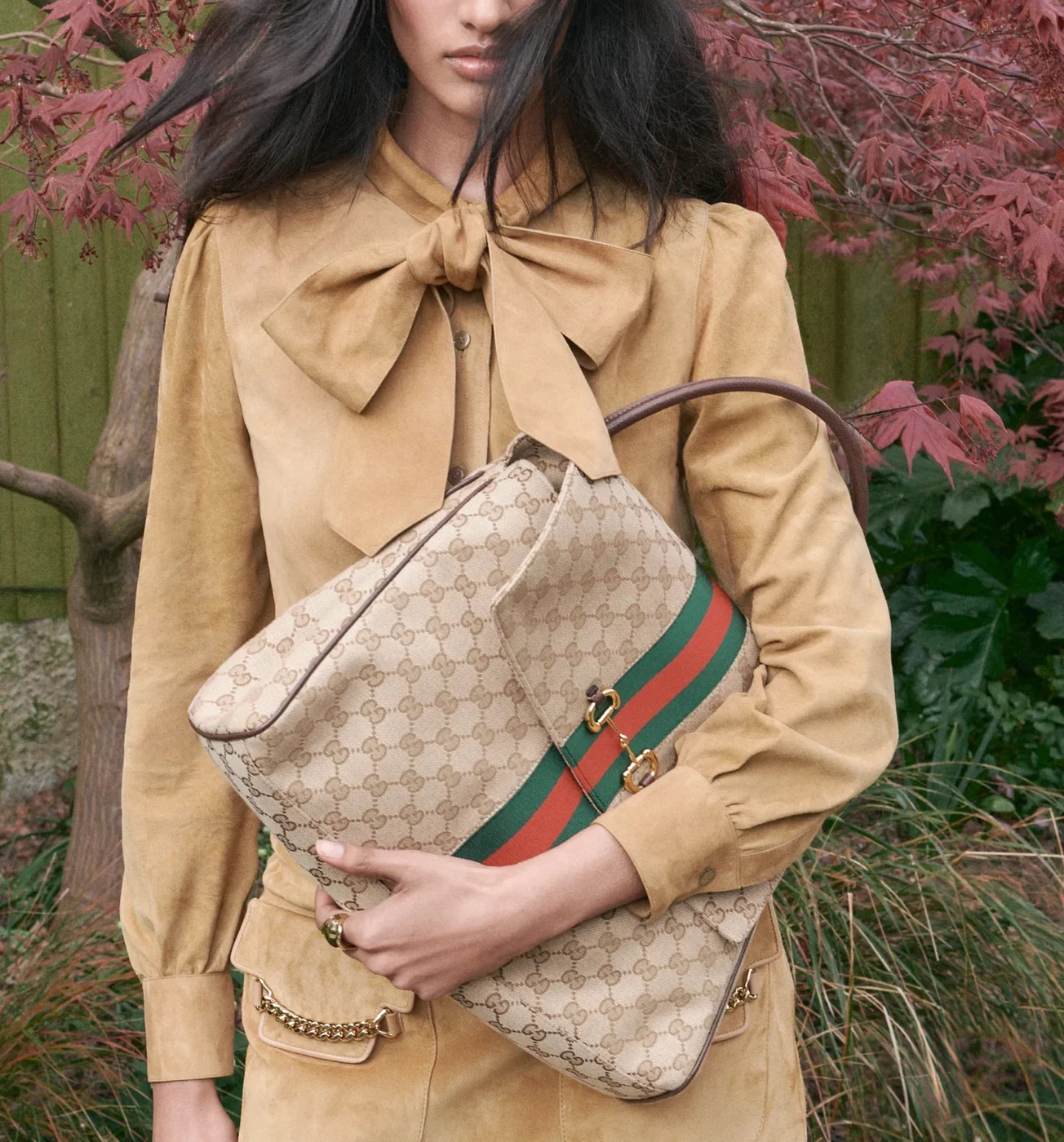 Handbag Vert Gucci 1