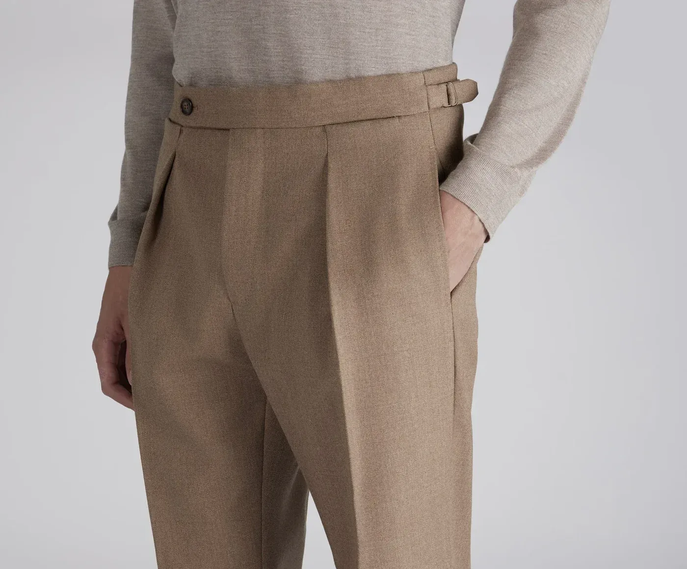 Mens Trousers Hz Incotex 3 Cropped