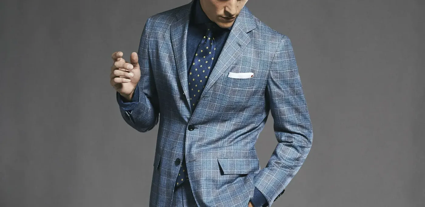 Mens Suit Hz Kiton 8 Cropped