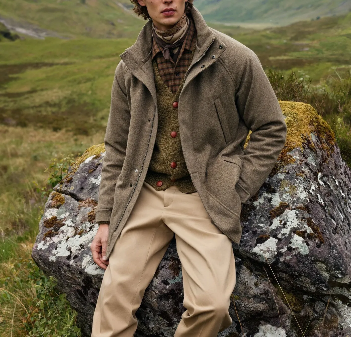 Mens Outerwear Jacket Hz Loro Piana 10 Cropped