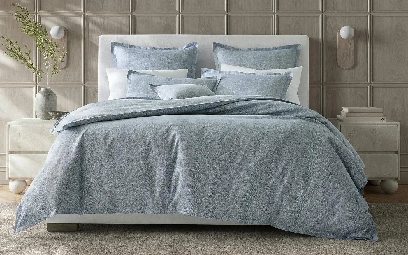 Matouk fine linens pressed by Alex's Team