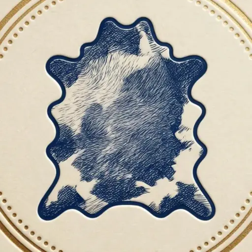 Cowhide stamp