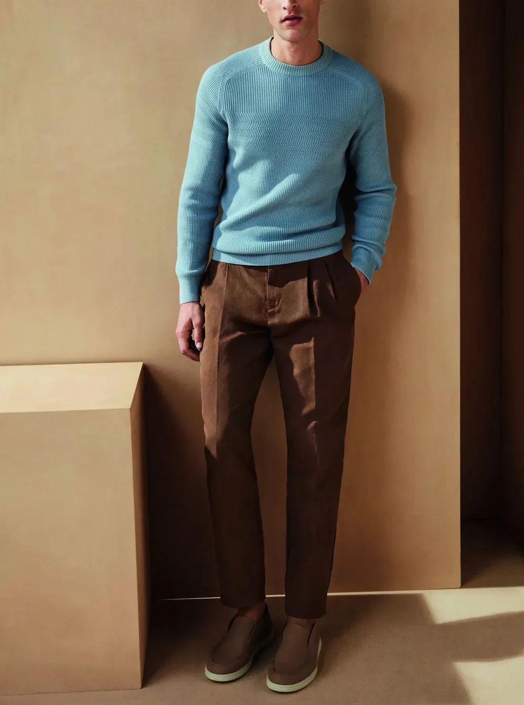Mens Knitwear Vert Loro Piana 6 Cropped