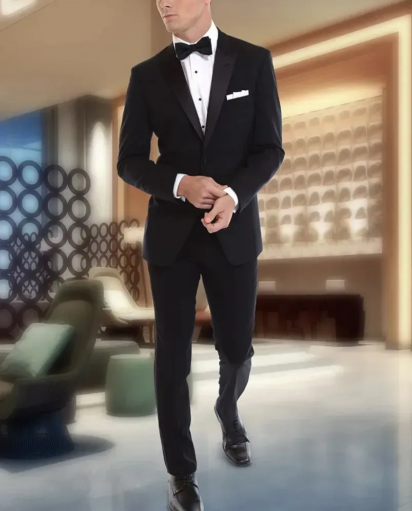 Mens Suit Vert Groom 5 Cropped
