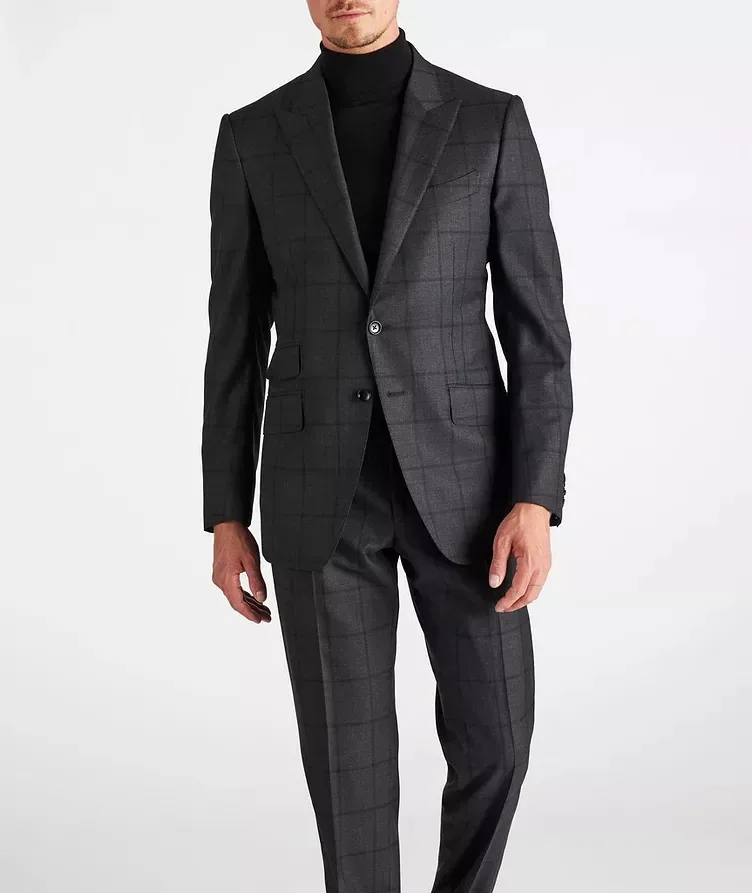 Mens Suit Vert Tom Ford 7 Cropped