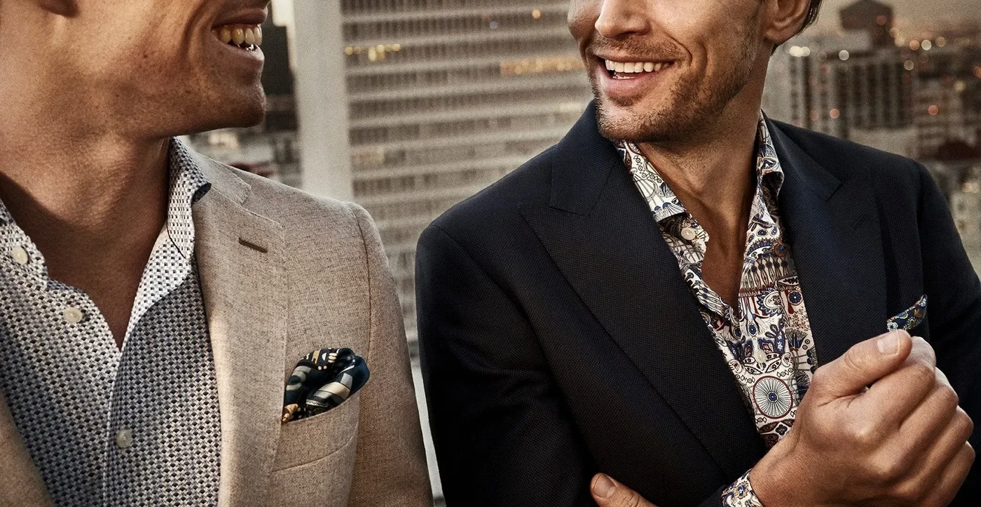 Mens Suit Gene Hiller 2 Cropped Hz