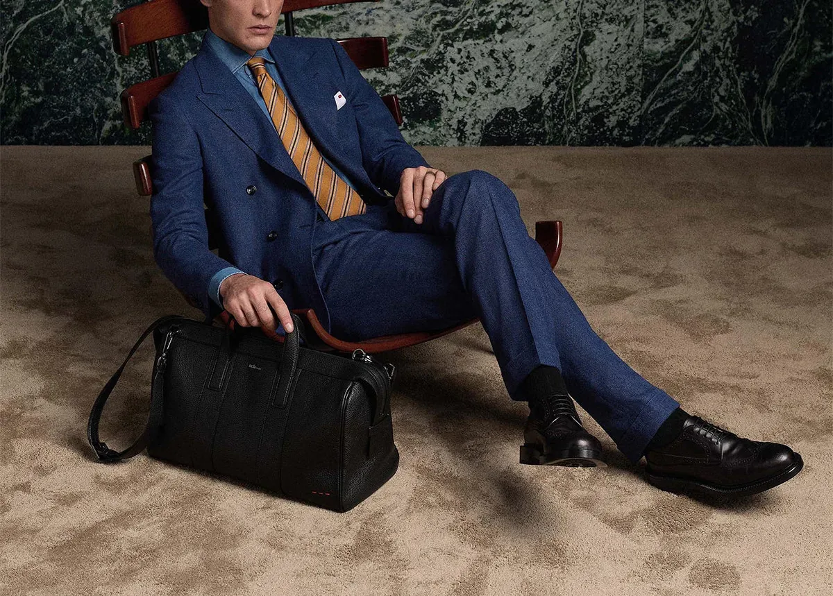 Mens Suit Hz Kiton 2 Cropped