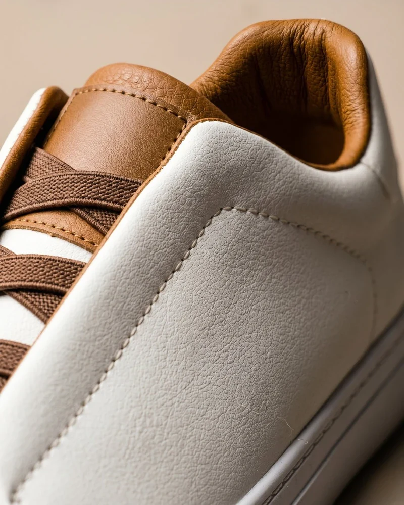 Leather finish detail after specialist cleaning — Alex's San Francisco
