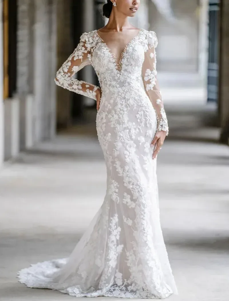 Wedding Gown Vert Bride 1 Cropped