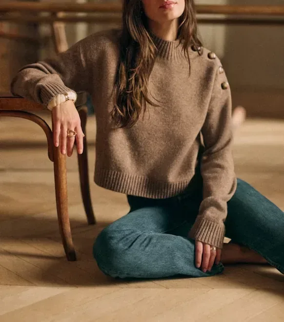 Womens Knitwear Vert La Maille Sezane 7 Cropped