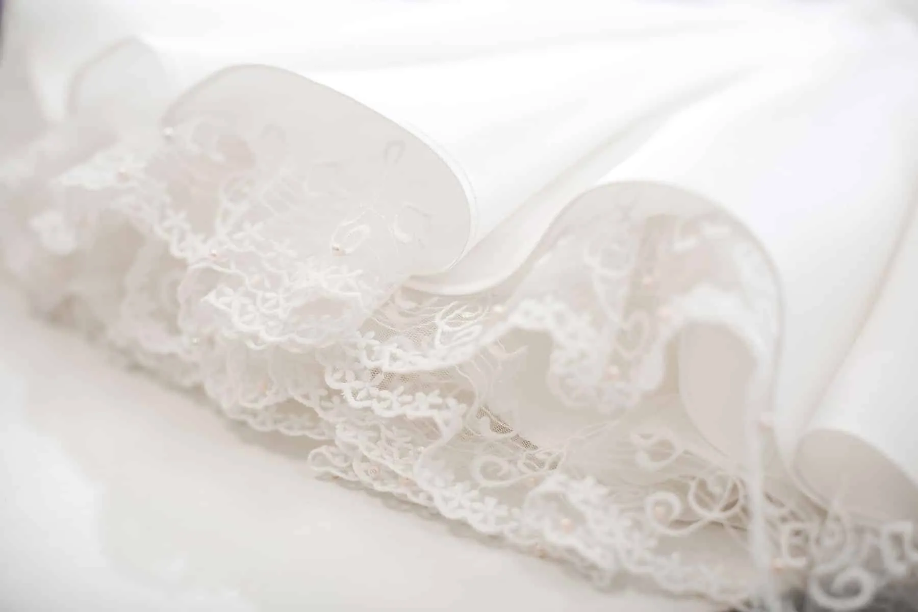 Preserved wedding gown for The Olympic Club wedding