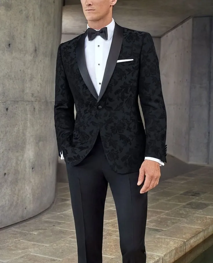 Groom tuxedo steaming for The Presidio event