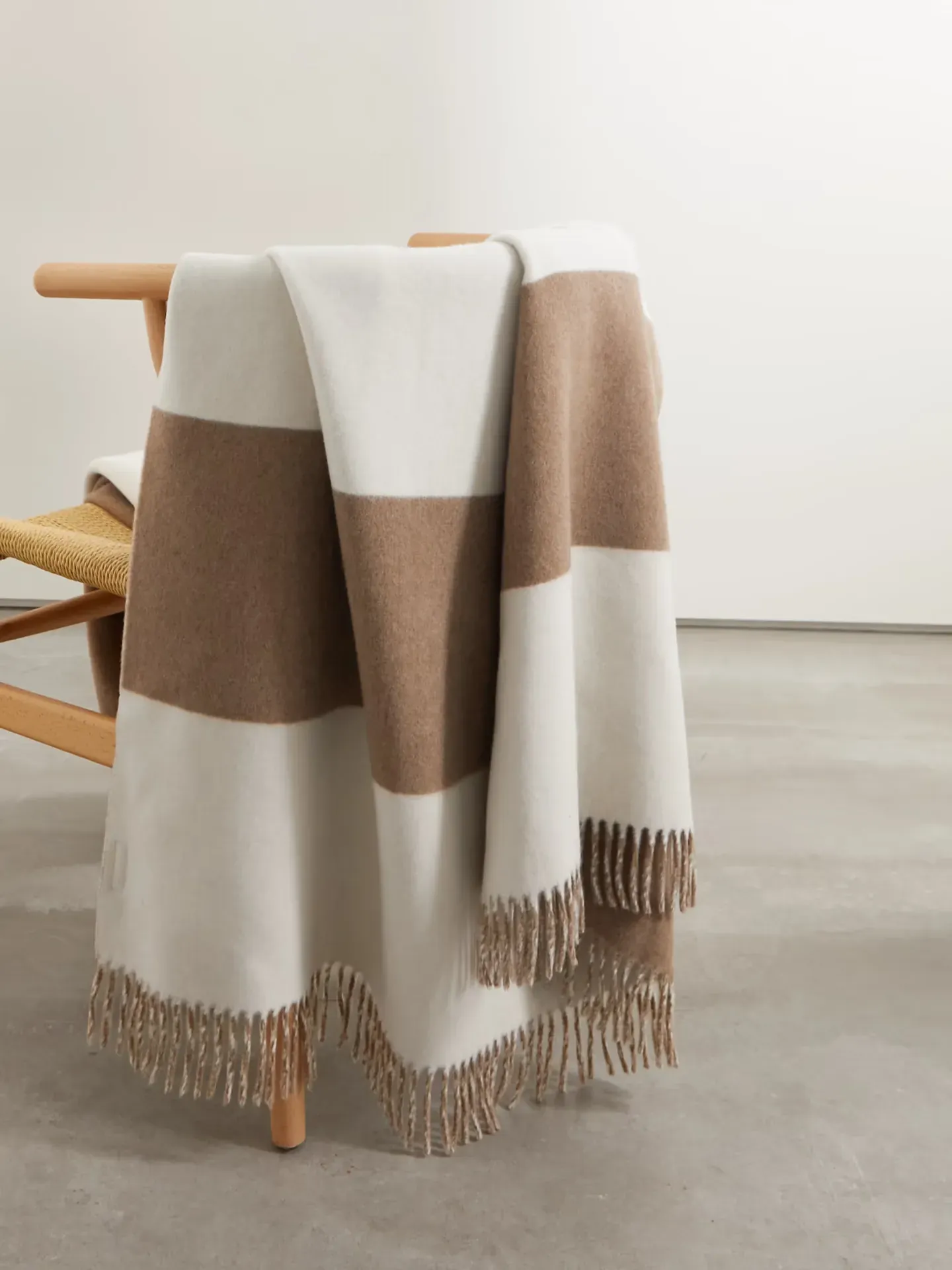 Brunello Cucinelli luxury throw care near Belvedere